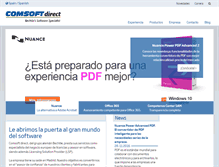 Tablet Screenshot of comsoft-direct.es