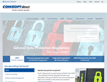 Tablet Screenshot of comsoft-direct.ch
